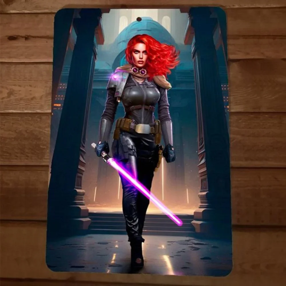 Mara Jade 8x12 Metal Wall Sign Poster Star Wars #1‎